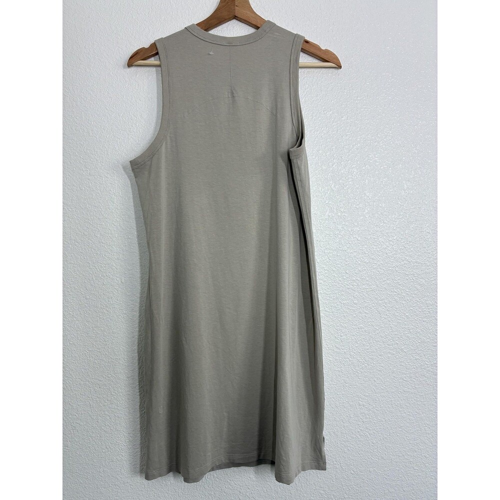 Lululemon Cotton Dress Small Beige Tank Jersey Crew Neck Short Casual Travel - Picture 7 of 10